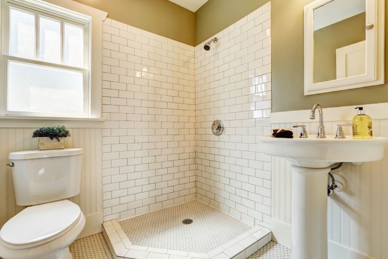 Small Bathroom with Corner Shower